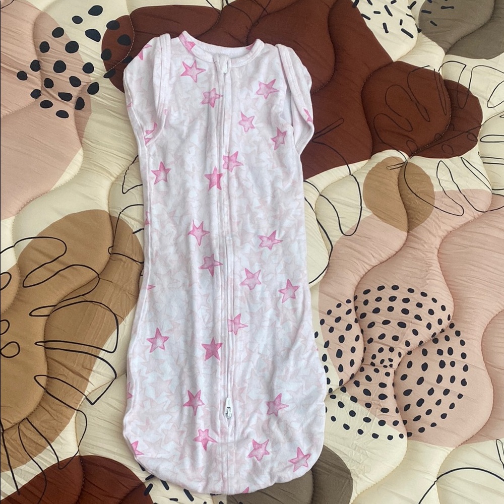 aden + anais Pink Star Baby Sleep Sack